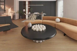 Natural Engineered Flooring Oak Smoked White Brushed Uv Lacquered 14/3mm By 190mm By 2200mm