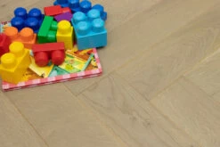 Natural Engineered Flooring Oak Herringbone Silver Stone Brushed UV Lacquered 15/4mm By 90mm By 600mm