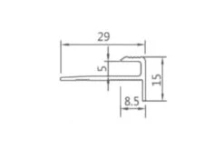 Aluminium Stair Nosing 15mm By 29mm By 1200mm -WoodandBeyond aluminium stair nosing 15mm by 29mm by 1200mm ac292 3