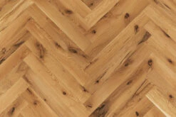 Rustic Engineered Flooring Oak Click Herringbone Country Native Light Brushed Uv Lacquered 12/3mm By 120mm By 600mm