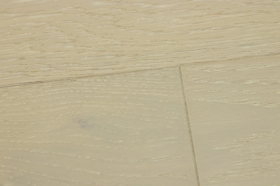 Natural Engineered Flooring Oak Double White Brushed UV Lacquered 14/3mm By 190mm By 400-1500mm 2 Natural Engineered Flooring Oak Double White Brushed UV Lacquered 14/3mm By 190mm By 400-1500mm - Image 2