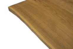 European Oak Dining Room Table Top LiVe Edge Unfinished Brushed Smoked 40mm By 750mm By 1250mm -WoodandBeyond european oak smoked brushed table 5 2