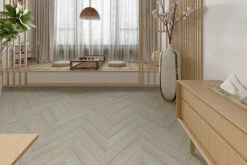 Select Engineered Flooring Oak Chevron Vienna Brushed Wax Oiled 14/3mm By 90mm By 510mm