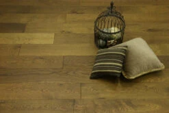Natural Engineered Flooring Oak Smoked Brushed UV Oiled 14/3mm By 190mm By 1900mm