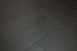 Rustic Engineered Flooring Oak Herringbone Jet Black Brushed UV Lacquered 14/3mm By 125mm By 600mm -WoodandBeyond img 1183 2