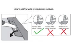 Supremo Luxury Click Vinyl Rigid Core Flooring Graphite With Built In Underlay 6.5mm By 181mm By 1220mm -WoodandBeyond lvt i4f 14