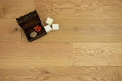 Natural Engineered Flooring Oak Brushed UV Matt Lacquered 14/4mm By 250mm By 790-2400mm FSC
