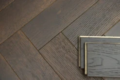 Natural Engineered Flooring Oak Herringbone Espresso Piccolo Brushed UV Oiled 15/4mm By 125mm By 600mm -WoodandBeyond natural engineered flooring oak herringbone espresso piccolo brushed uv oiled 11 4
