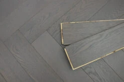 Natural Engineered Flooring Oak Herringbone Slate Grey Brushed UV Lacquered 15/4mm By 90mm By 600mm -WoodandBeyond natural engineered flooring oak herringbone slate grey brushed uv lacquered fl2917 11
