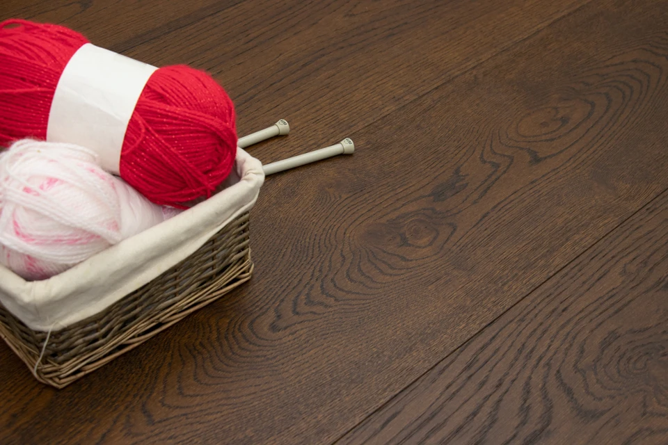 Natural Engineered Flooring Oak Coffee Brushed UV Lacquered 15/4mm By 240mm By 2200mm 2 Natural Engineered Flooring Oak Coffee Brushed UV Lacquered 15/4mm By 240mm By 2200mm - Image 2