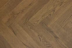 Prime Engineered Flooring Oak Herringbone Coffee Brushed UV Oiled 14/3mm By 98mm By 590mm -WoodandBeyond prime engineered flooring oak herringbone coffee brushed uv oiled 1