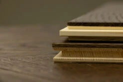 Prime Engineered Flooring Oak Herringbone Dark Smoked Brushed UV Oiled 14/3mm By 97mm By 582mm -WoodandBeyond prime engineered flooring oak herringbone dark smoked brushed uv oiled 13