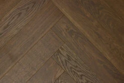 Prime Engineered Flooring Oak Herringbone Dark Smoked Brushed UV Oiled 14/3mm By 97mm By 582mm -WoodandBeyond prime engineered flooring oak herringbone dark smoked brushed uv oiled 2