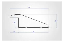 Reducer Solid Oak Unfinished 20mm By 960mm -WoodandBeyond reducer solid oak unfinished 20mm by 960mm 3 1