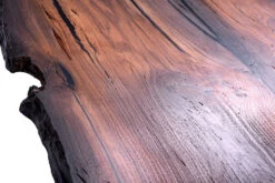 Bog Oak Dining Room Table Top Live Edge Hardwax Oiled (with Resin) 35mm By 930mm By 2100mm -WoodandBeyond sig 4874 273