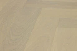 Prime Engineered Flooring Oak Herringbone Snow White Brushed Wax Oiled 14/3mm By 120mm By 600mm -WoodandBeyond snow3