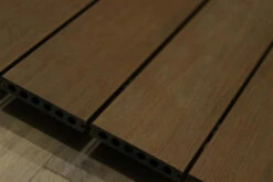 Supremo WPC Composite Teak Decking Boards 22mm By 142mm By 2900mm -WoodandBeyond supremo wpc composite teak decking boards 22mm by 142mm by 2900mm dc014 0004 2