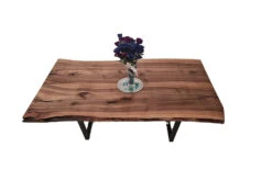European Walnut Dining Room Table Top LiVe Edge UV Lacquered (with Resin) 35mm By 940mm By 1600mm 6 European Walnut Dining Room Table Top LiVe Edge UV Lacquered (with Resin) 35mm By 940mm By 1600mm -WoodandBeyond tb026