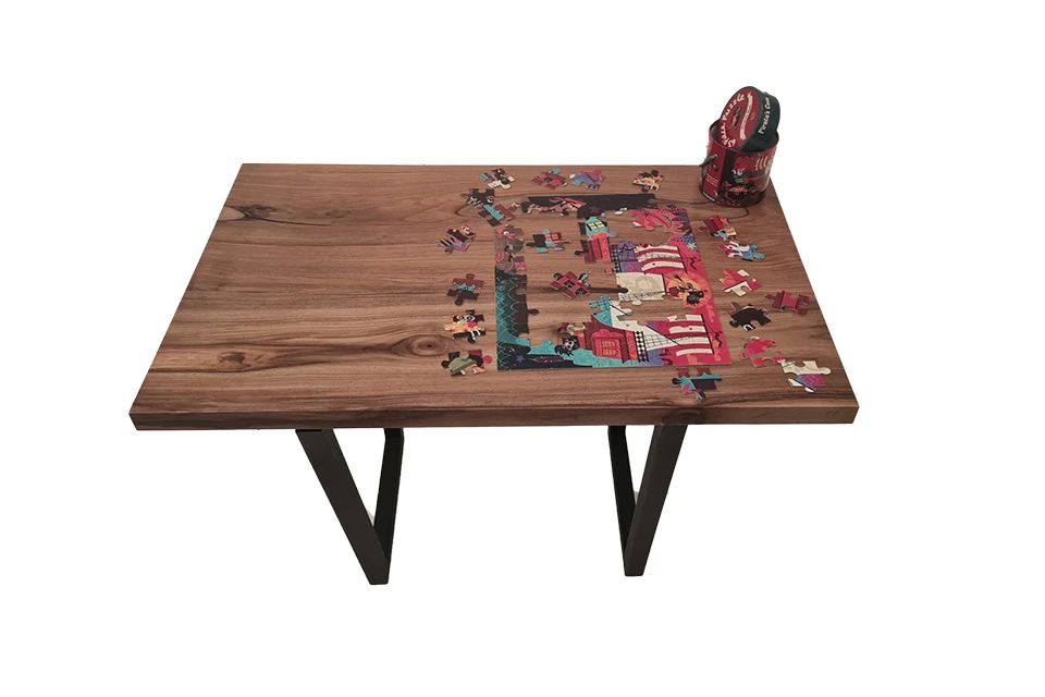 European Walnut Dining Room Table Top Straight Unfinished Edge 40mm By 640mm By 1040mm 3 European Walnut Dining Room Table Top Straight Unfinished Edge 40mm By 640mm By 1040mm - Image 3