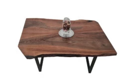 European Walnut Dining Room Table Top LiVe Edge UV Lacquered (with Resin) 38mm By 900mm By 1320mm -WoodandBeyond tb060 5