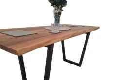 European Walnut Dining Room Table Top LiVe Edge UV Lacquered (with Resin) 30mm By 840mm By 1650mm