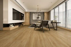 Supremo Luxury Click Vinyl Rigid Core Flooring Supremo Trend Olive With Built In Underlay 5mm By 178mm By 1220mm